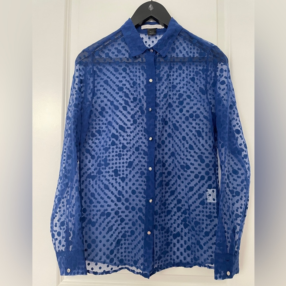 Women’s blue shirt